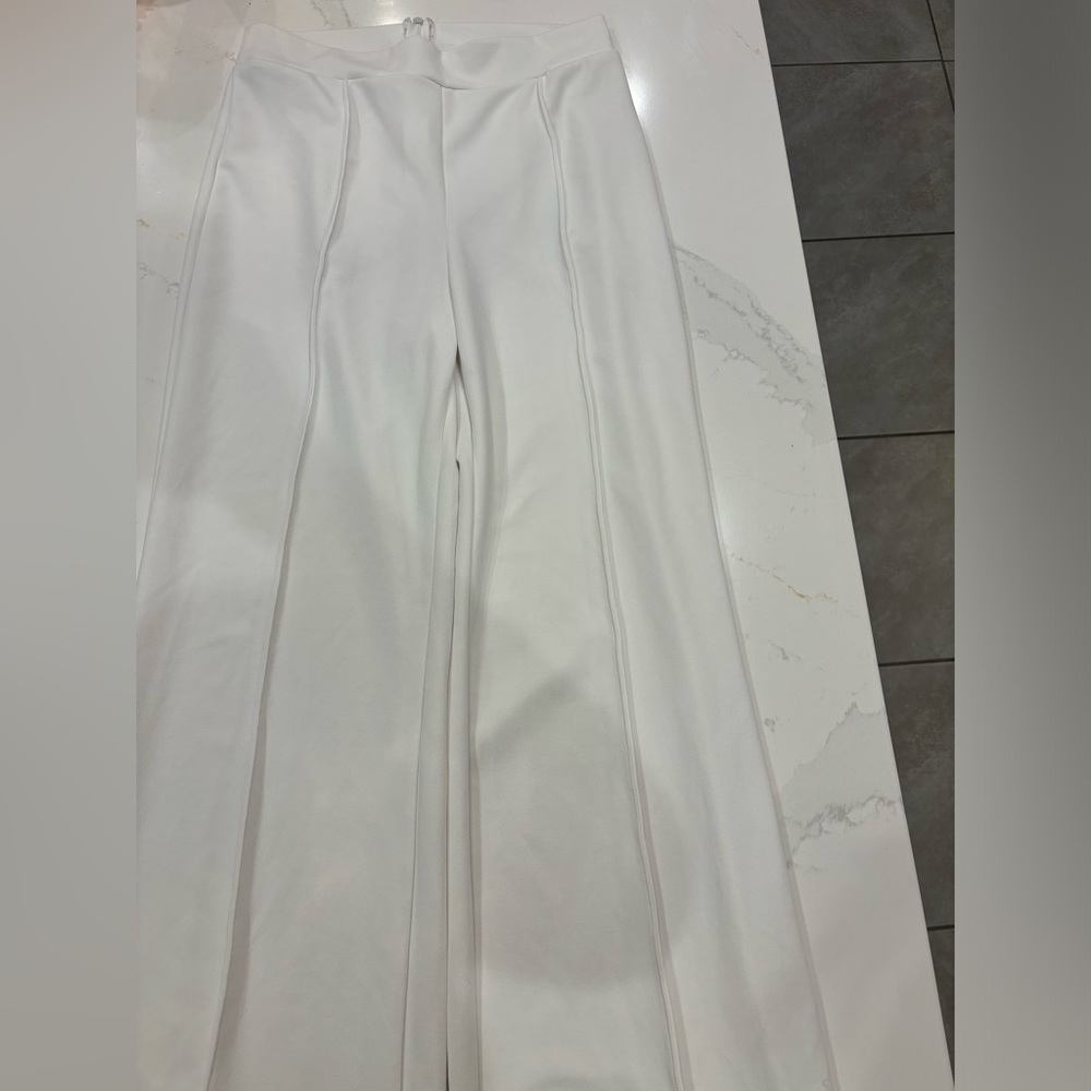 White Flare Pants (No Tags) Never Worn